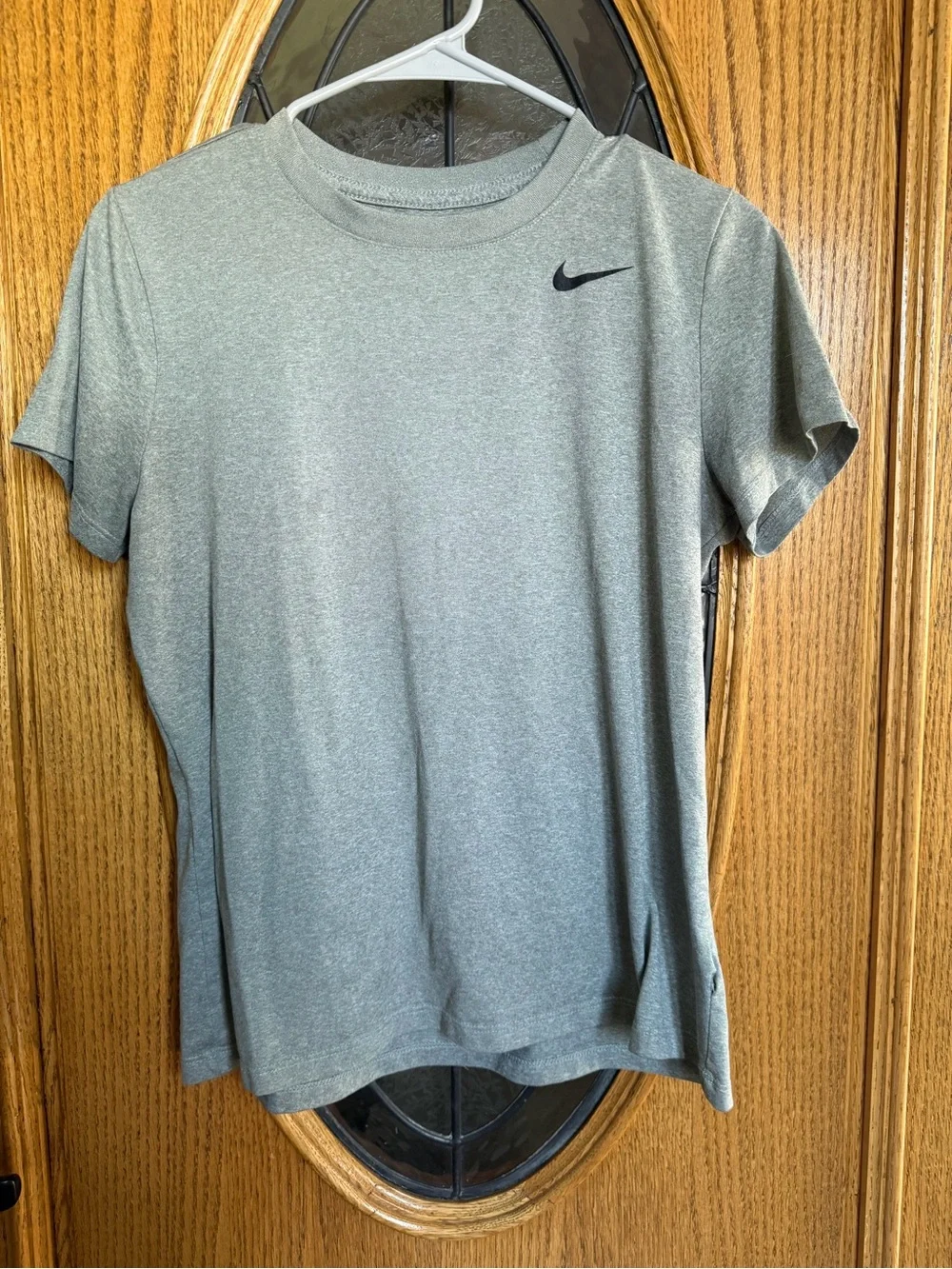 Nike Heather Gray Short Sleeve Dri-FIT Tee